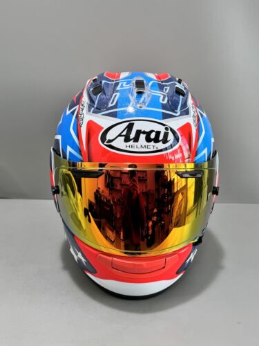 Arai Rx7x Hayden Motorcycle Red Full Helmet Riding Full Face Helmet Universal - Picture 2 of 13