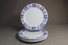 4 Home Essentials Stoneware 10" Dinner Plates In The Winterville Pattern