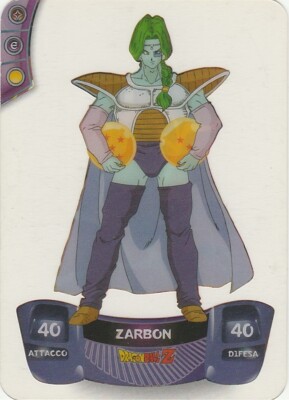 Lamincards Dragon Ball Z Edibas Super 3D ZARBON N 55