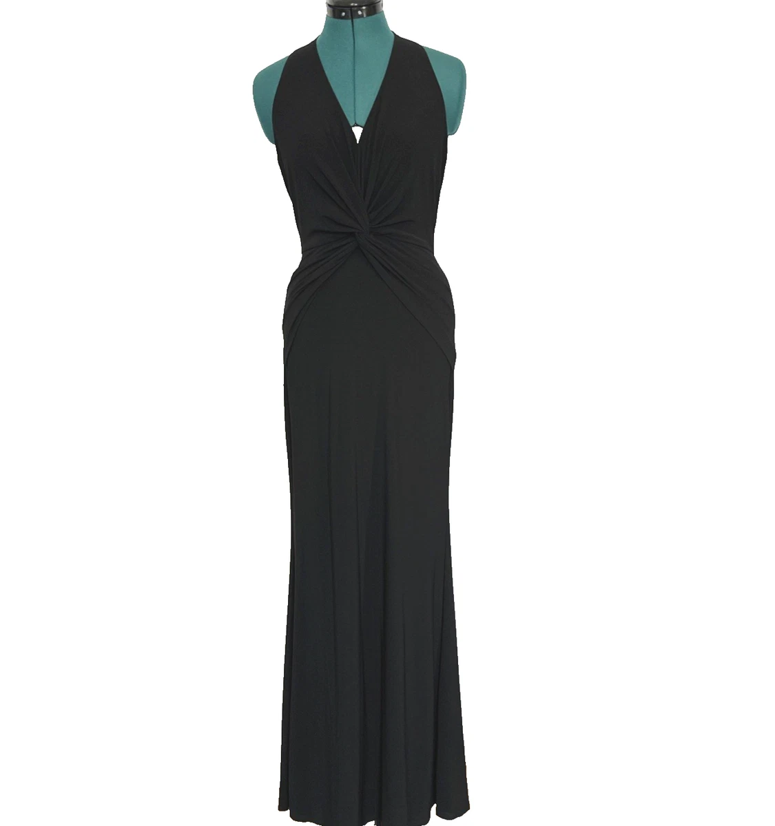 slim fit dress slacks Black Silk Front Slit Halter Dress – Taste