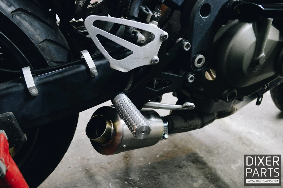 Short Exhaust Muffler Honda CBR 600F F4 F4i FS Sport (1999-2007) Stunt Drift - Image 3 of 4