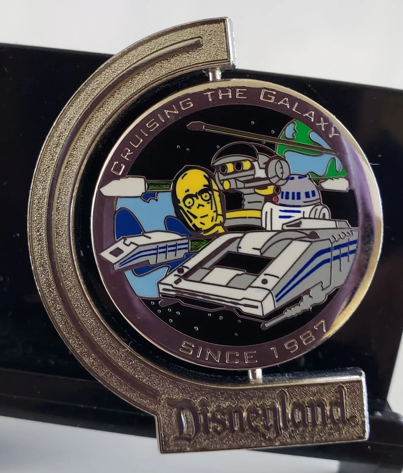 PIN GIRATORIO ATRACCIÓN STAR TOURS 25 ANIVERSARIO DISNEY DLR - ENVÍO GRATUITO Foto 4 de 4