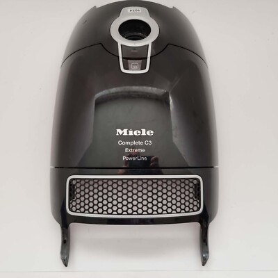 Miele Staubsauger - Gehäuse Top/Deckel - Komplett C3/S8 - Schwarz - Original Gebrauchtteil