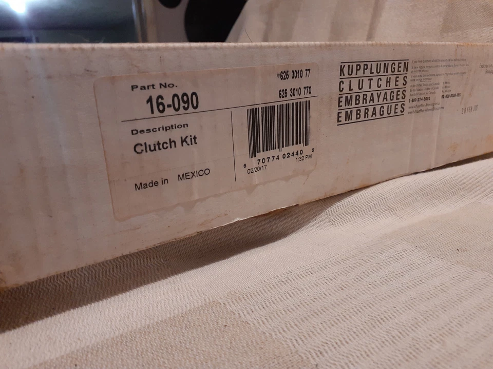 Комплект сцепления Toyota Tacoma 1995-2003 LuK 16-090 RepSet - Изображение 2 из 3