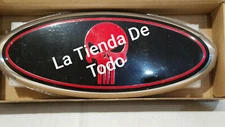 BLACK RED SKULL EMBLEM FOR OR FITS FORD TRUCK GRILL GRILLE OR TAILGATE READ
