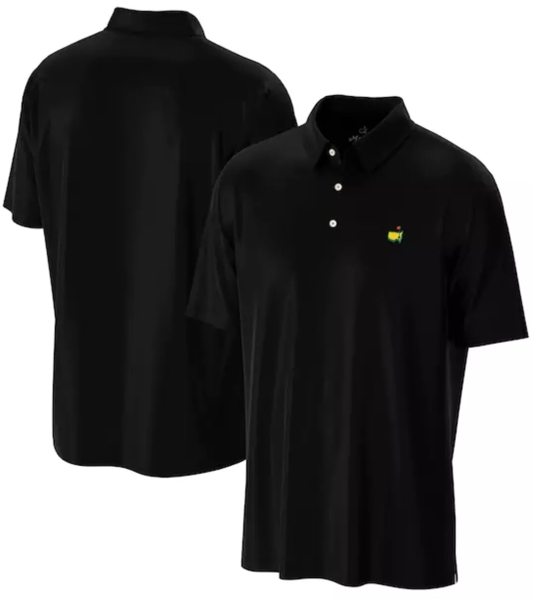Discover 2025 MASTERS Men's Performance Tech Golf Embroidered Polo Shirt