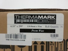 Thermamark TTRSW Prem Wax Thermal Transfer Ribbon  4.33" X 299"  36/Case