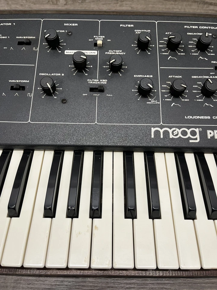 Moog Prodigy 32-Key Monophonic Analog Synthesizer 1979 - 1984 - Black *READ* - Image 3 of 4