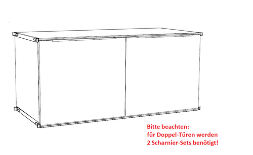 Scharniere für Holztüren BIII 380 Serie 38 cm Tiefe Ersatzteil - Bild 5 von 5