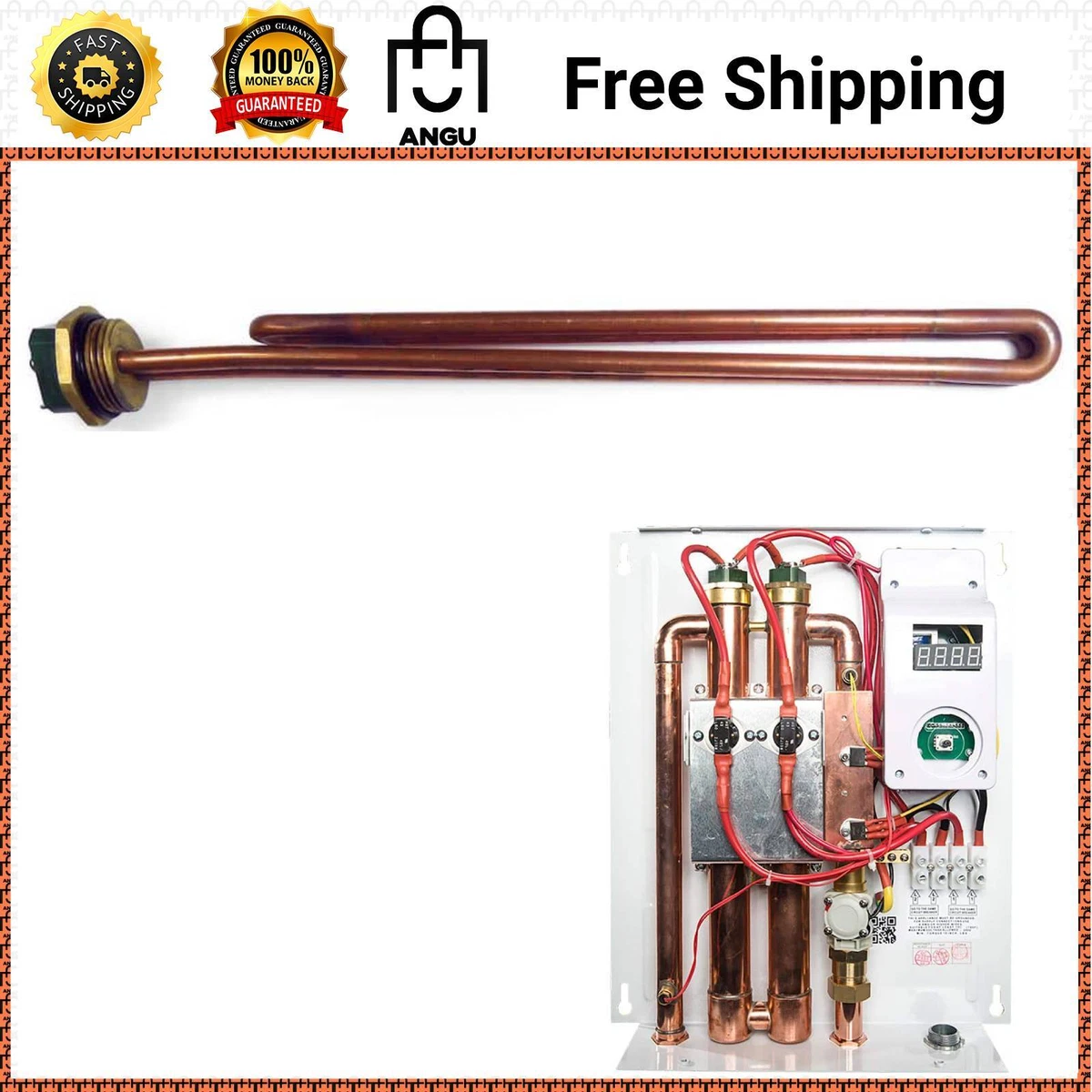 9 KW (240-Volt) Tankless Electric Water Heater Heating Element Easy Install  | eBay