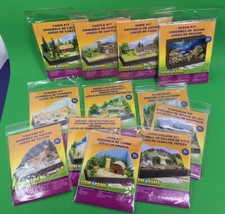 Woodland Scenics Scene A Rama Home Cabin Castle Ocean  More YOU PICK New