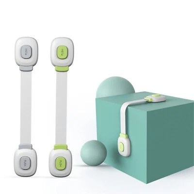 BMC LONDON Child Toddler Safety Locks Baby Cupboard Cabinet Proof Door Drawer Fridge x 2