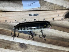 Vintage Unknown Wooden Plunker fishing lure (24396)