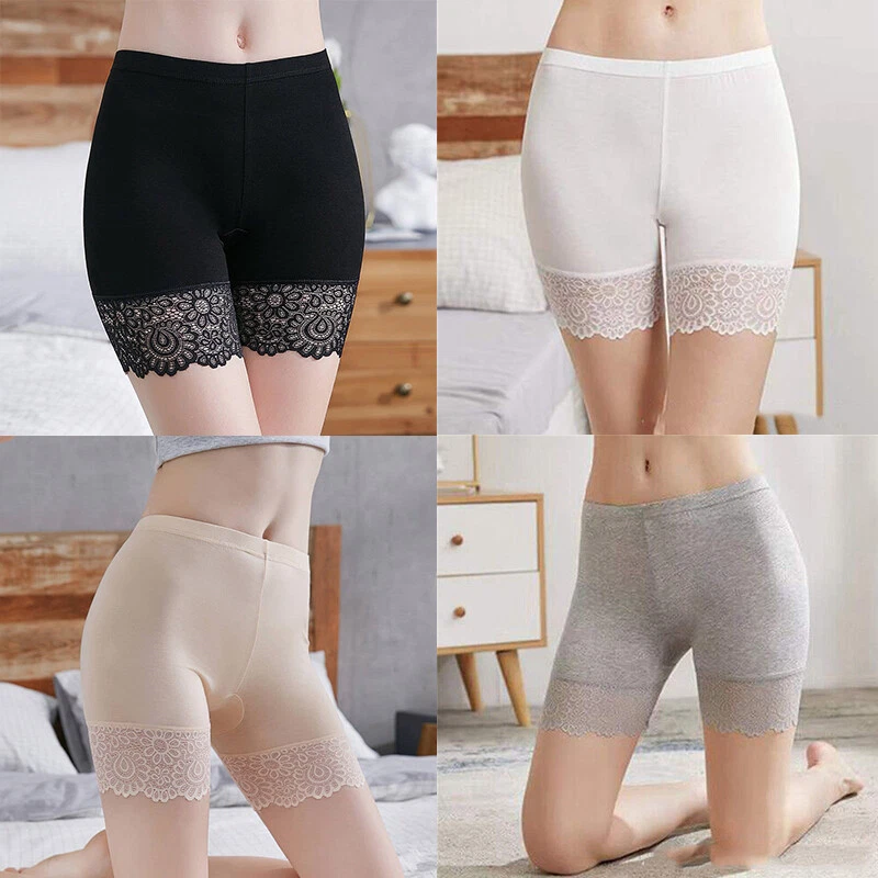 Ladies Safety Shorts Boxer Long Leg Anti-Chafing Cotton Underwear Knickers  Women