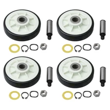 303373K Dryer Roller Wheel Drum Support Kit Maytag 12001541,312948 4 Pack
