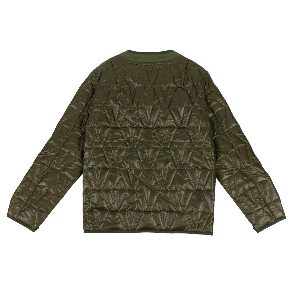NWT VLONE V LOGO GREEN QUILTED JACKET SIZE L $800 | eBay