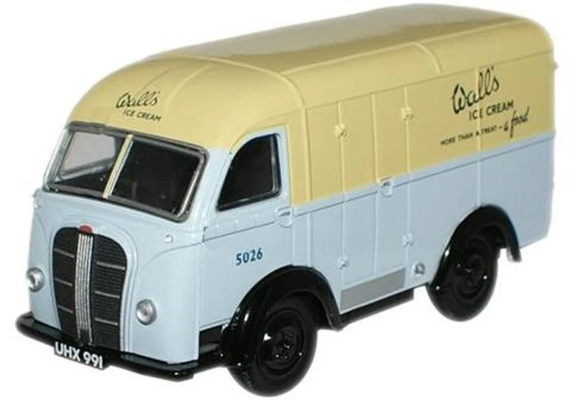 VANS Oxford Diecast Austin K8 furgone 3 vie modello 'Walls Ice Cream' scala 1:76 00 nuovo