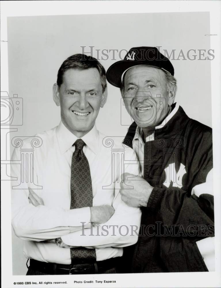 1993 Press Photo Actors Jack Klugman and Tony Randall in 