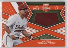 2023 Elite Extra Edition First Round Materials Orange /199 Tommy Troy 1pe6
