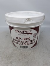 RECPRO RP-8010 Acrylic Water Based Adhesive 1 Gallon Bucket