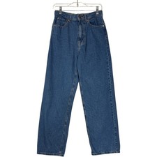 BDG Womens High Rise Straight Leg Jeans Sz 26 Blue Denim Urban Outfitters Loose