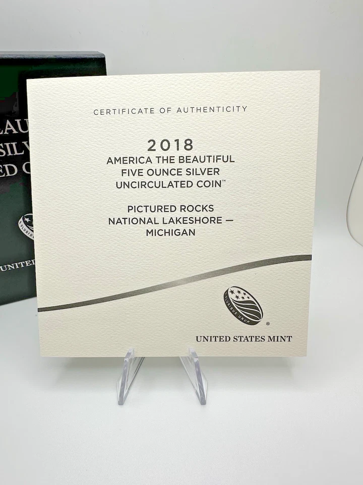 2018 Pictured Rocks 5 oz Silver ATB w/ OGP & COA - Image 4 of 4