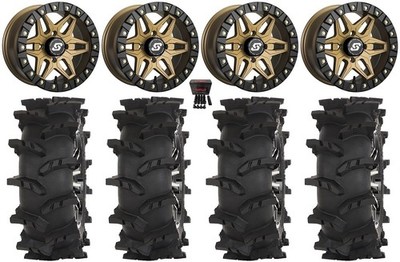 Sedona Split 6 Bdlk 15'' Wheels Br 32'' Outlaw Max Tires Yamaha YXZ (2019+)