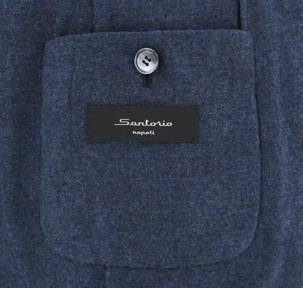 Sartorio Napoli Navy Blue Solid Sportcoat - 38/48 Sartorio Napoli Navy Blue Solid Sportcoat - 38/48