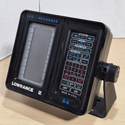 Lowrance X-4 LCG Recorder Fishfinder With Mounting Bracket Head unit only