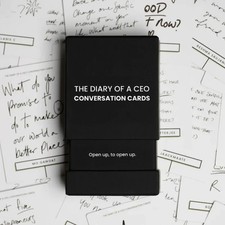 Steven Bartlett The Diary Of A CEO Conversation Cards - First Edition. NEW 