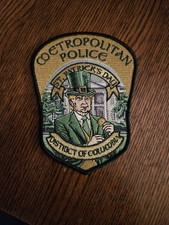 Washington DC Metro Police 2025 St Patrick's Day Patch US Capitol Gold Threads
