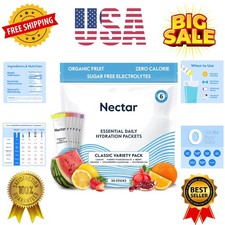 Hydration Packets - Electrolytes Powder Packets - Sugar Free  0 Calorie - Or...