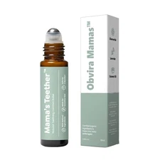 ™ Teething Roller with Chamomile & Rose Oil, Gentle Massage Applicator for So...