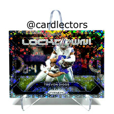 2023 Panini PRIZM TREVON DIGGS Lockdown! #LD-16 No Huddle Silver Disco PRIZM SP