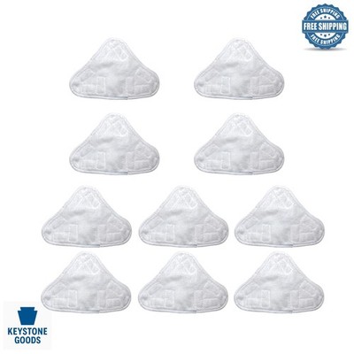10 Pack Microfiber Replacement Pads for H20 X5 Steam Mop