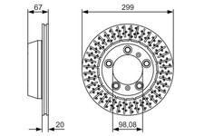 2x BOSCH Bremsscheibe 0 986 479 A09 für 718 CAYMAN PORSCHE BOXSTER 987 981 982