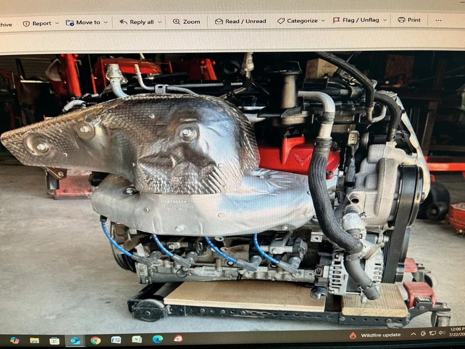 2022 C8 Corvette 6.2L LT2 Engine 1134457 - Image 2 of 4