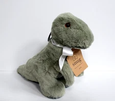 Snug Green Dinosaur Dino Plush Soft Stuffed Animal Lovey 9"