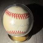 Roger Clemens Autographed Official American League Baseball JSA