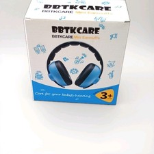 BBTKCARE Mini Earmuffs Infant Hearing Protection Ear Muffs Blue/Black BB8809