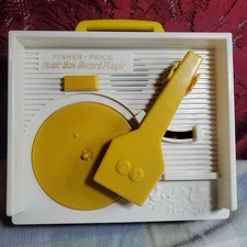 Fisher Price 2014 Music Box Record Player Complete w/5 Records Tested Works