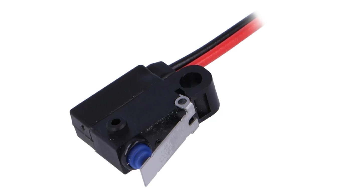 SNAP ACTION microswitch with lever SPST-NC 0.1A/125VAC D2HW-C212MR /T2UK