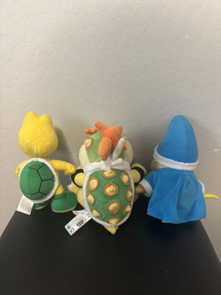 Peluche pequeño Bowser Jr, Koopa Troopa y Magic Koopa Foto 2 de 4