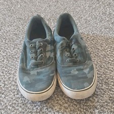 Cat Jack Camouflage Green Canvas Sneakers Unisex Kids US 4