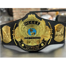 Eagle Winged Wrestling Championship Replica Title Belt Adult Size 2mm plates Eagle Winged Wrestling Championship Replica Title Belt Adult Size 2mm plates - Image 1