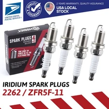 4Pcs For NGK 2262 Spark Plugs ZFR5F11 Fit For Acura Chrysler Dodge Honda Mazda