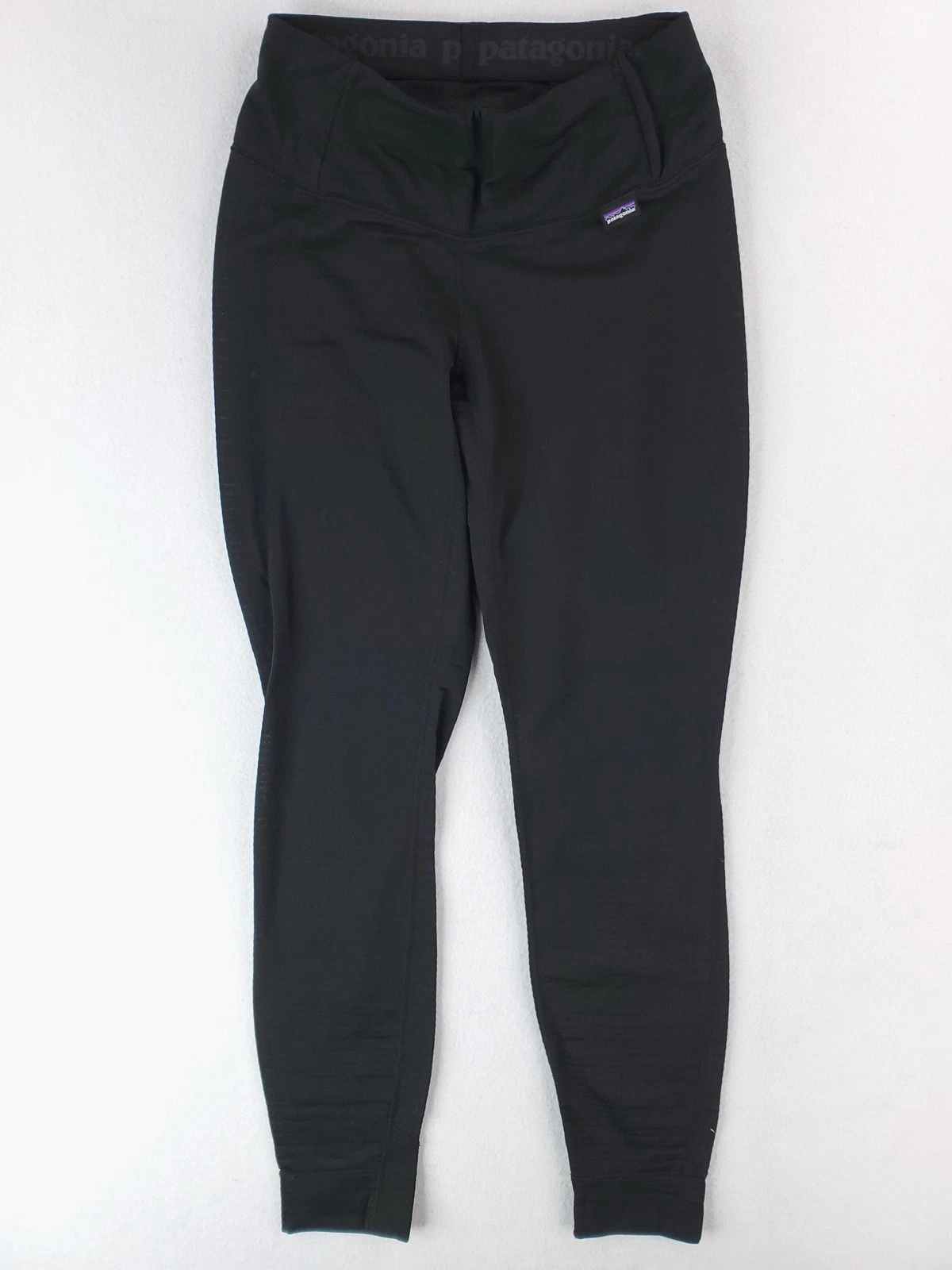 Patagonia Pants Womens XS Black Capilene Thermal Weight Baselayer Leggings