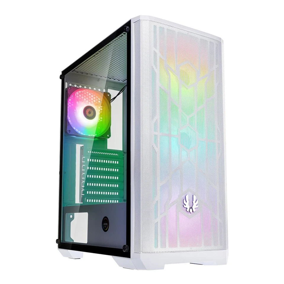 BitFenix Case Nova Mesh SE Midi Tower Giocattolo Bianco con RGB - Immagine 4 di 4