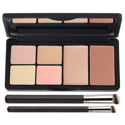 6-in-1 Color Correcting Concealer Contour Palette Cover Dark Circles Blemish
