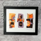 Original Mixed Media Collage Art Framed 8x10 | One of a Kind | Signed COA